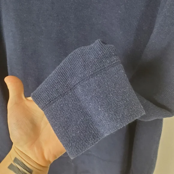 Banana Republic Men's Blue Knit Sweater Pullover Size Large - Picture 4 of 10